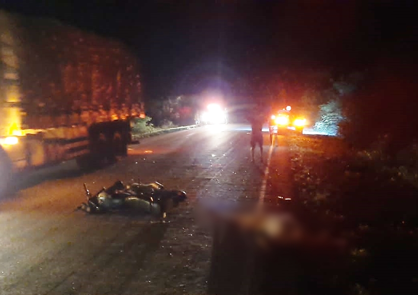 Motociclista morre em acidente entre Livramento e Dom Basílio