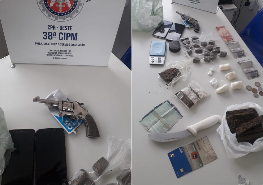 Polícia Militar realiza apreensão de drogas em Bom Jesus da Lapa