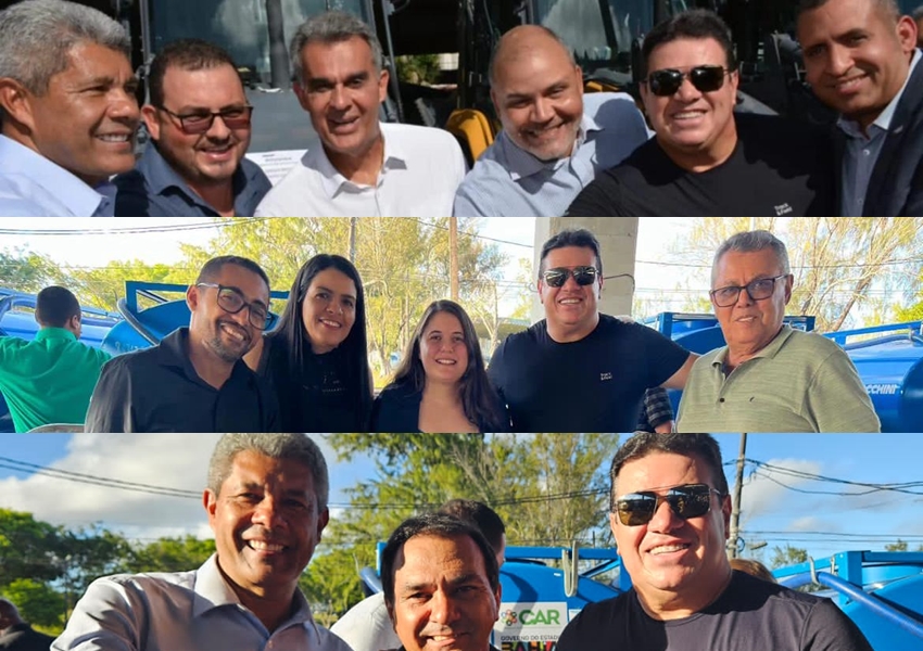 Marquinho Viana participa da entrega de equipamentos agrícolas para diversos municípios