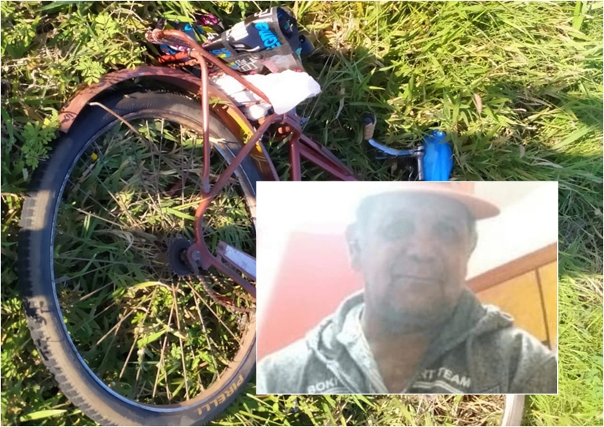 Paramirim: Ciclista que morreu atropelado estaria indo sacar auxílio emergencial