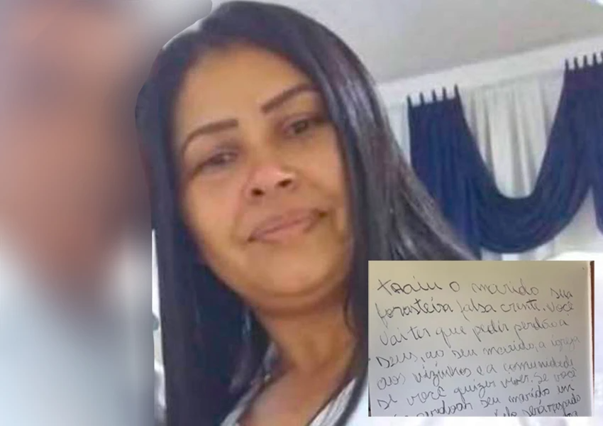 Mulher é morta a facadas em Ilhéus e suspeito deixa mensagem na parede da casa da vítima