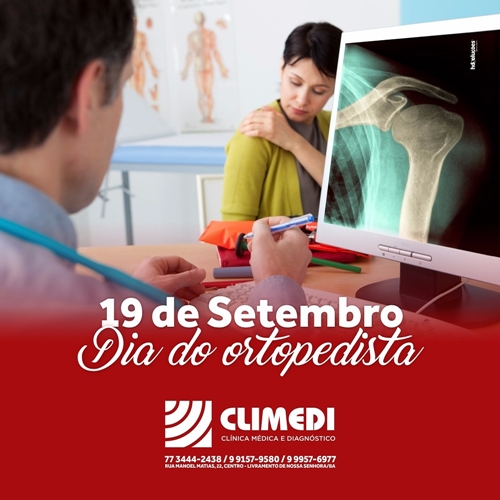 Climedi: 19 de Setembro dia do Ortopedista