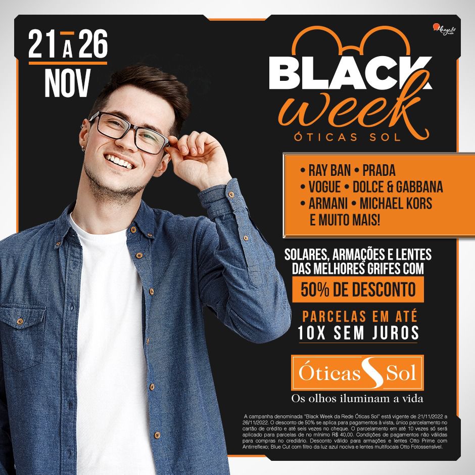 Rede Óticas Sol realiza Black Week 2022