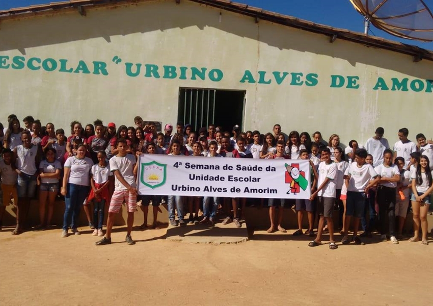 Unidade Escolar Urbino Alves de Amorim na Várzea realizou a 4ª Semana de Saúde