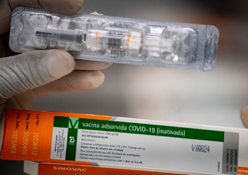 Taxa de eficácia geral da Coronavac é de 50,38%