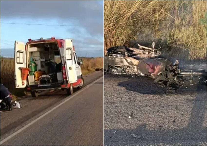 Mulher morre em acidente na BA-262 em Vitória da Conquista; três ficam feridos