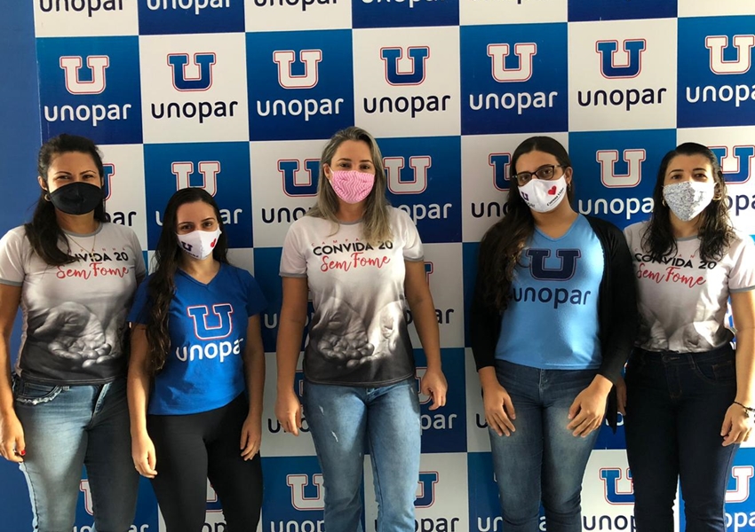 Livramento: Unopar destina doação para o projeto Social Convida20 sem fome