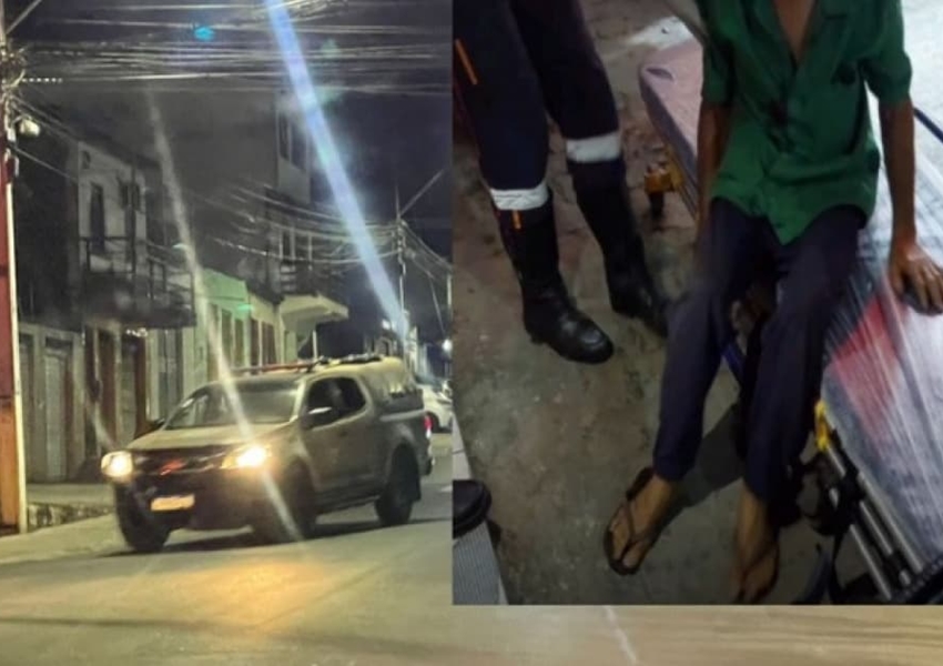 Idoso é baleado na cabeça em tentativa de assalto em Jequié