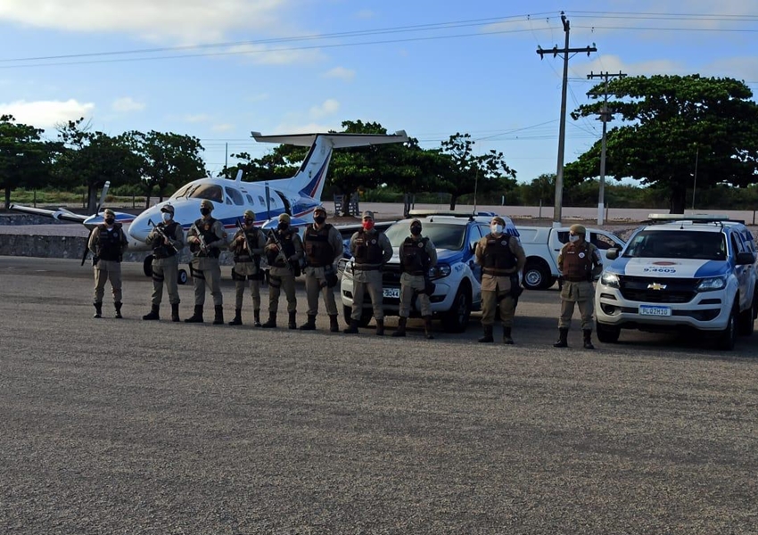46ª CIPM  participa da missão de recebimento e escolta das vacinas contra COVID-19