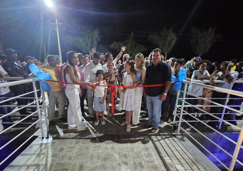 Deputado Marquinho Viana marca presença na inauguração da revitalização da Lagoa Rodrigo Alves de Oliveira, em Cordeiros