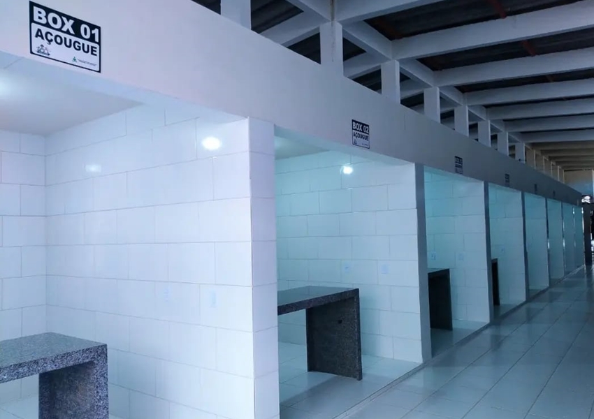 Novos boxes para açougue já estão em funcionamento na feira de Livramento