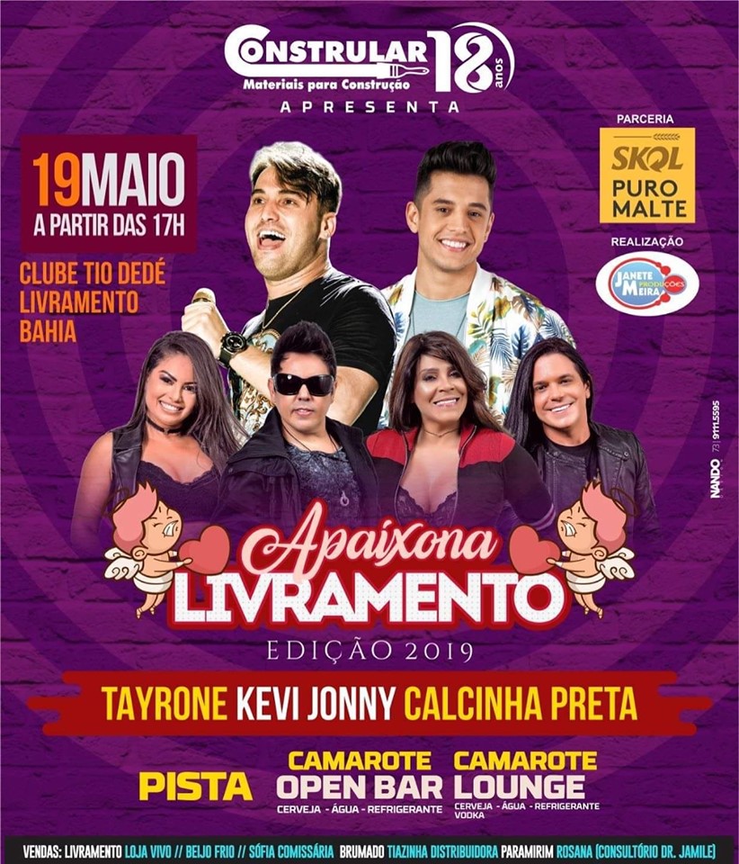 Contagem regressiva para o Apaixona Livramento 2019