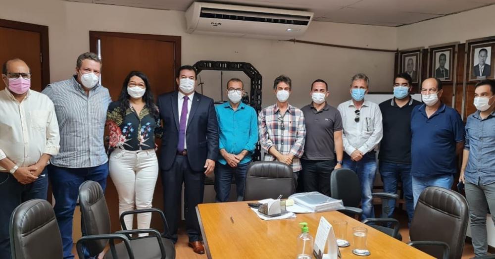 Deputado Marquinho Viana e prefeitos tratam na SIT de pavimentação asfáltica e liberação de estradas