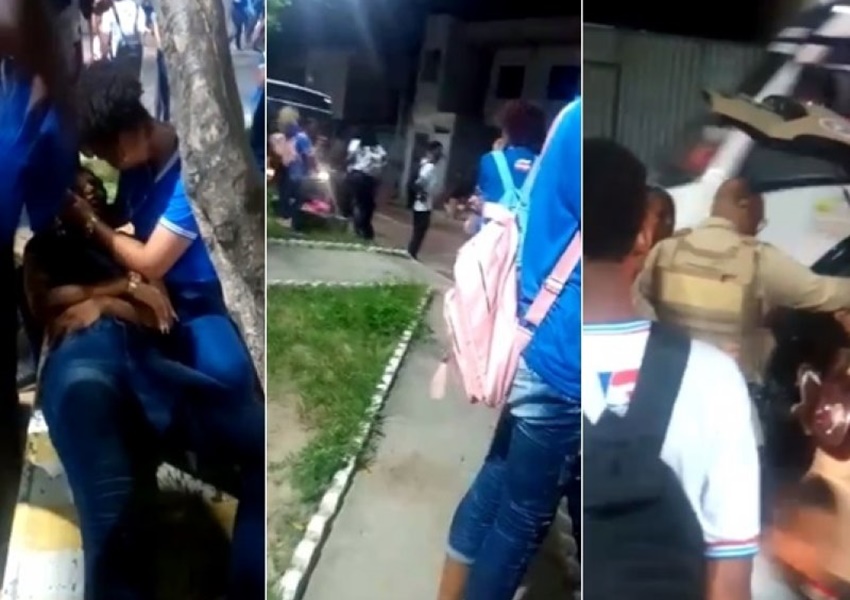 Estudantes ficam apavorados após ameaça de ataque a ônibus escolar em Lauro de Freitas