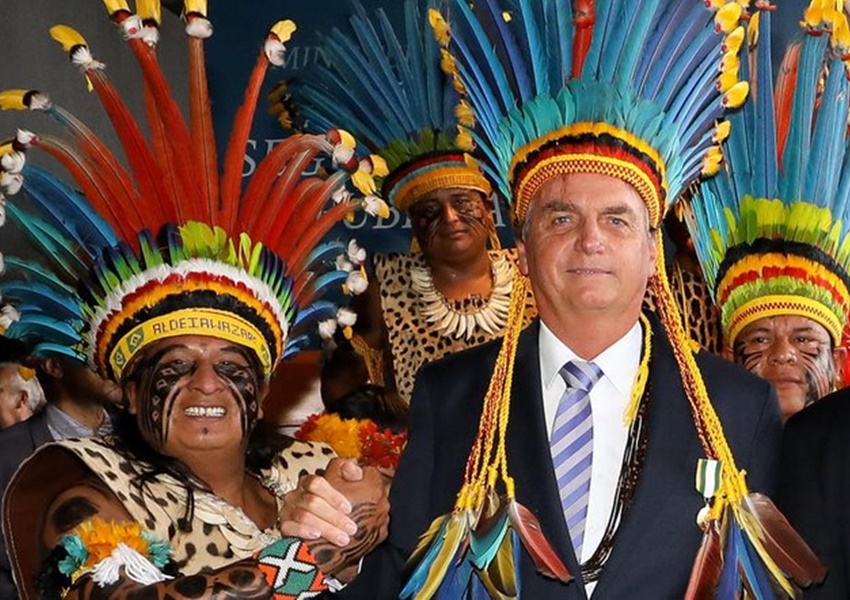 Bolsonaro diz que média de índios mortos hoje é ‘menor que no governo do PT’