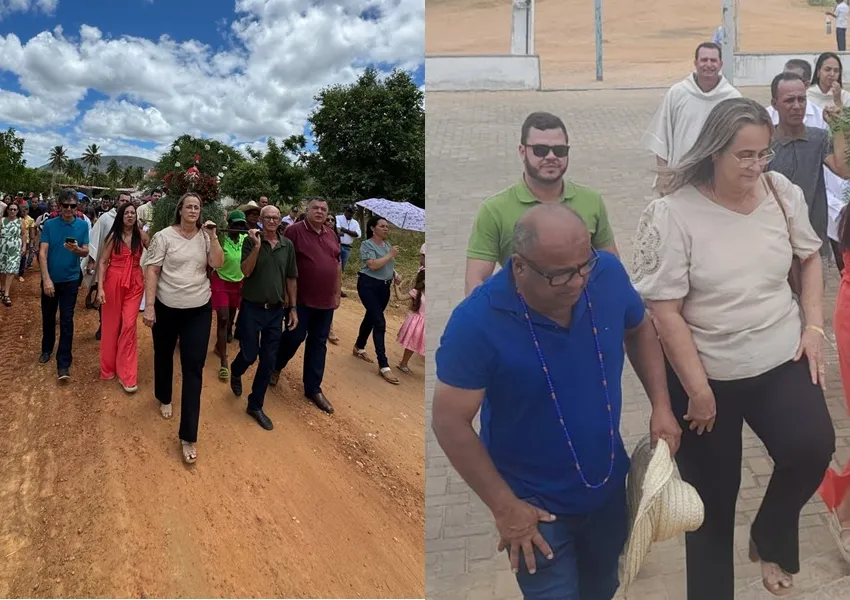 Prefeita Joanina Sampaio participa de missa em homenagem a São Timóteo