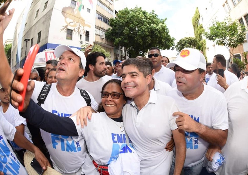 'A Bahia pode dar essa lição maravilhosa de união do seu povo', afirma ACM Neto durante Lavagem do Bonfim