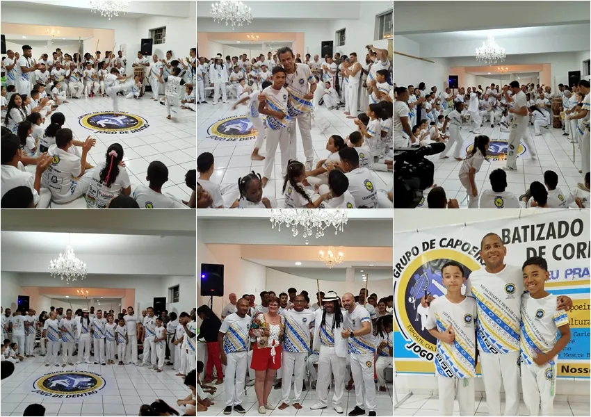 Livramento sedia XIII Batizado e Troca de Cordões de Capoeira com mestres de toda a Bahia