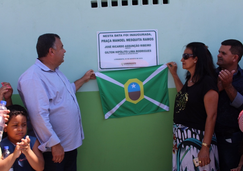 Livramento: Praça Manoel Mesquita Ramos é inaugurada no Bairro Taquari