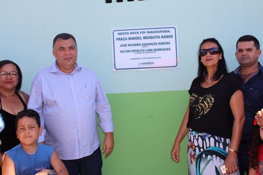 Livramento: Praça Manoel Mesquita Ramos é inaugurada no Bairro Taquari