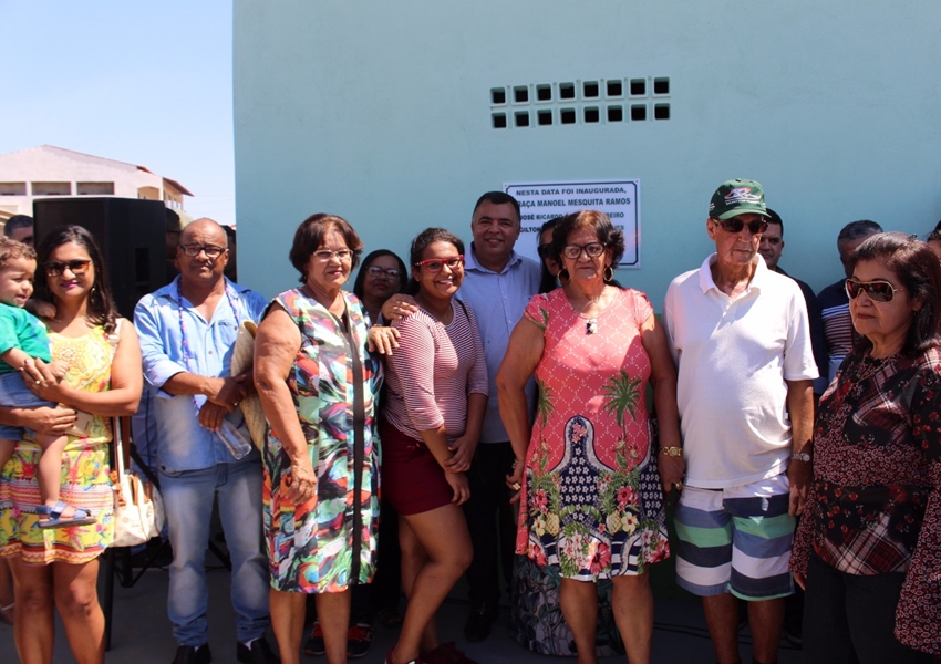 Livramento: Praça Manoel Mesquita Ramos é inaugurada no Bairro Taquari