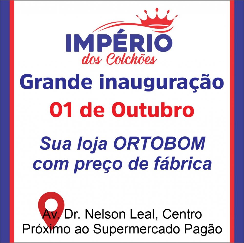 01 de outubro de 2022, guarde esta data; A Império dos colchões será inaugurada em Livramento