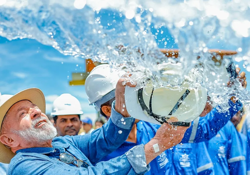 Paramirim: Lula inaugura Adutora da Fé e anuncia R 540 milhões em investimentos na Bahia