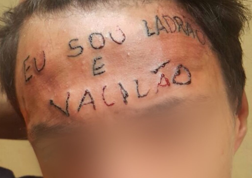 Homens que tatuaram testa de adolescente são condenados