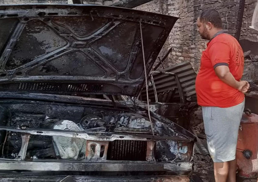 Incêndio destrói oficina mecânica em Tanhaçu, mas ninguém fica ferido