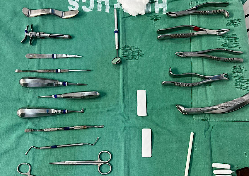 Paciente com necessidades especiais recebe atendimento odontológico no Hospital de Livramento