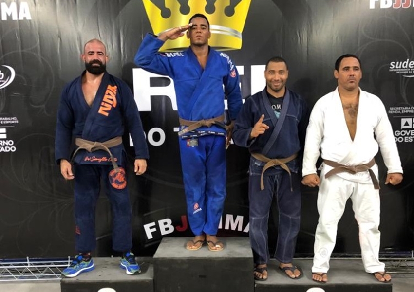 Soldado da Cipe Polo com passagem pela 46ª CIPM em Livramento, vence torneio de Jiu-Jitsu