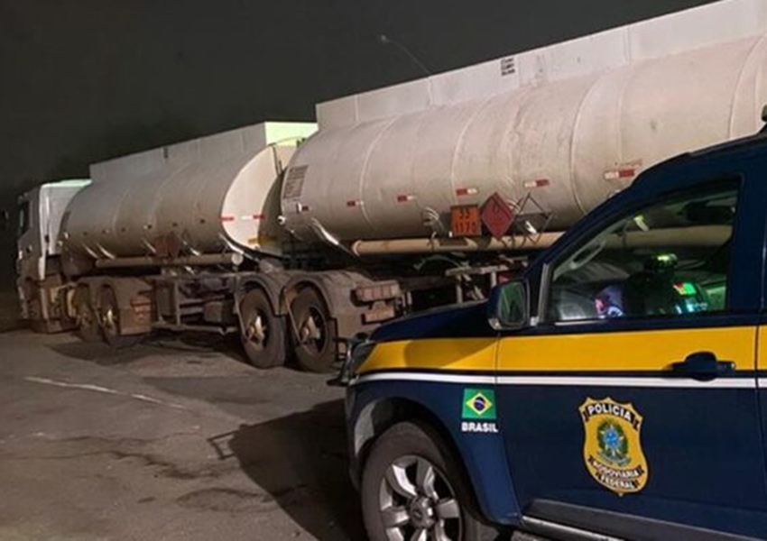Polícia Rodoviária Federal apreende mais de 44 mil litros de combustível em Vitória da Conquista