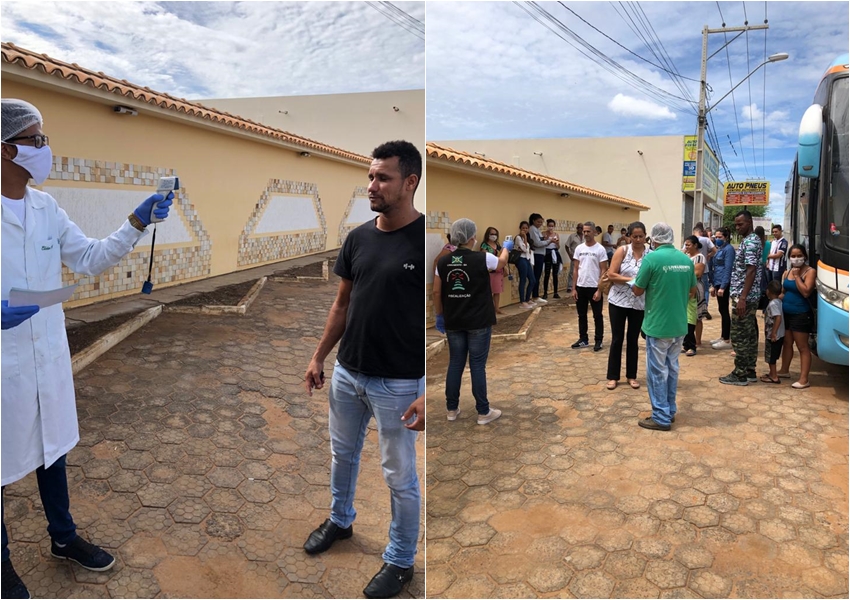 Coronavírus: Barreiras sanitárias são instaladas em Livramento para prevenção ao coronavírus