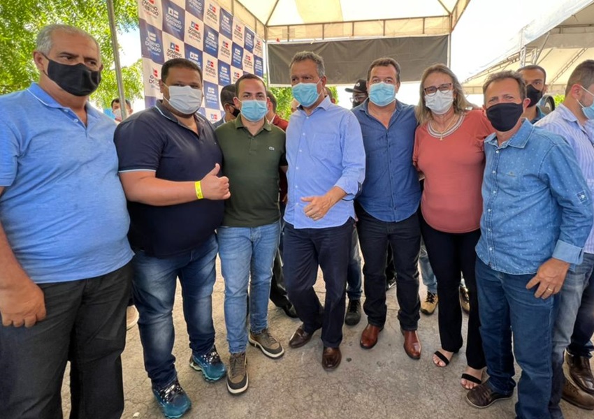 Deputado Marquinho Viana acompanha o Governador Rui Costa em Jussiape