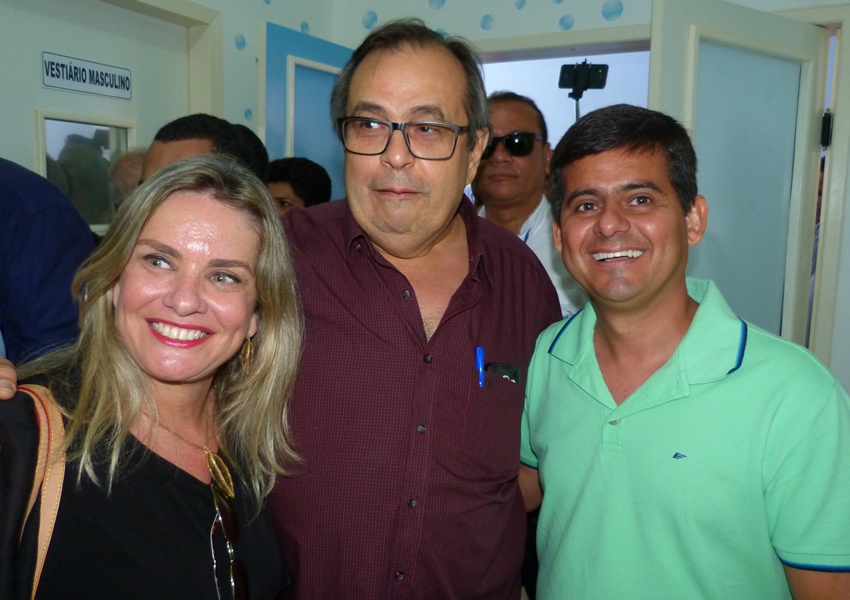 Ex-prefeito de Livramento Carlos Batista prestigia visita do Governador em Brumado