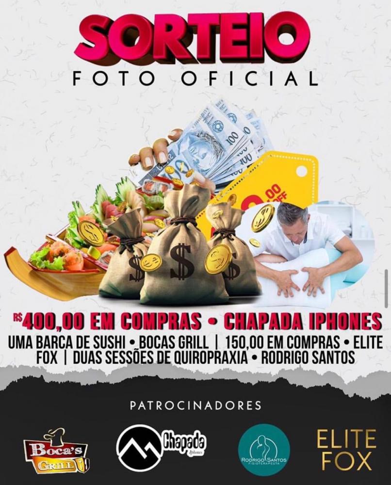 Live do sorteio acontecerá nesta sexta-feira (08) com Dj Thalmus às 20h
