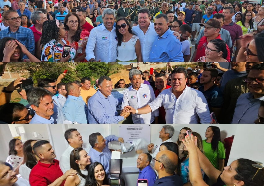Marquinho Viana participa de importantes entregas de infraestrutura e saúde em Livramento de Nossa Senhora