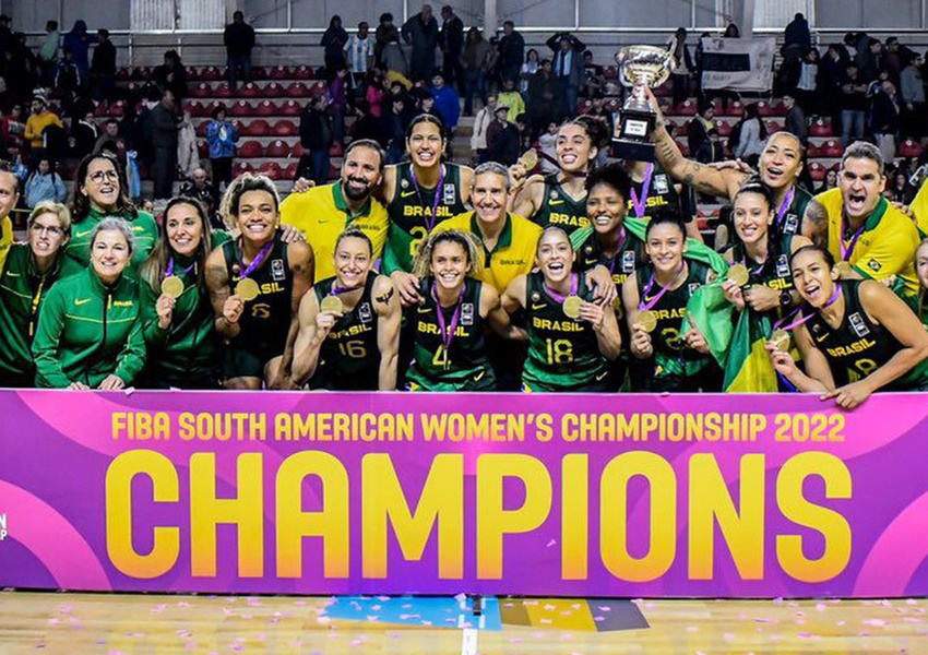 Brasil reafirma hegemonia no Sul-Americano de Basquete Feminino