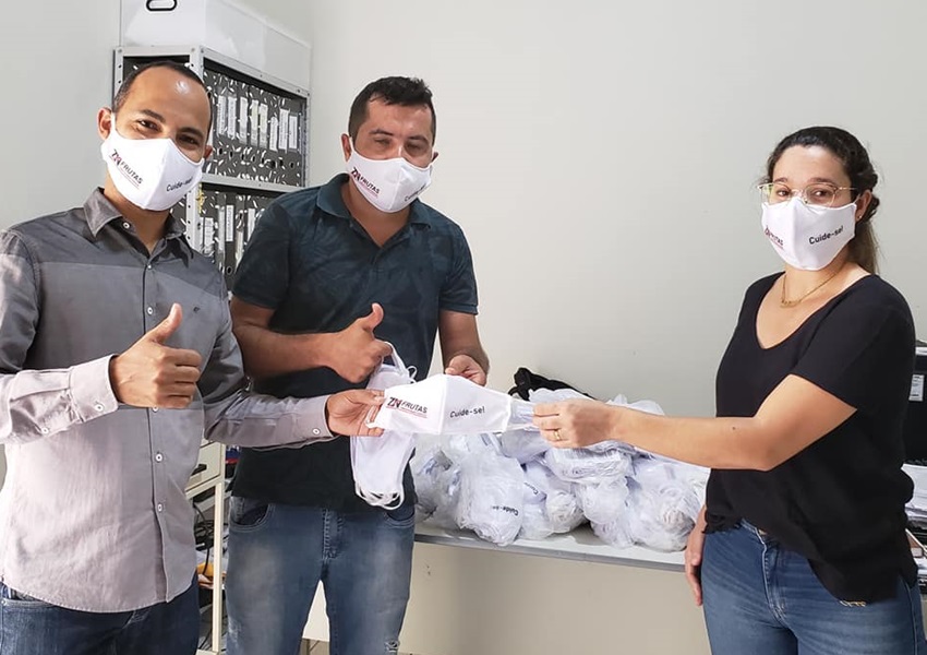 Dom Basílio: Vereador realiza doação de 500 máscaras em tecido para Secretaria de Saúde
