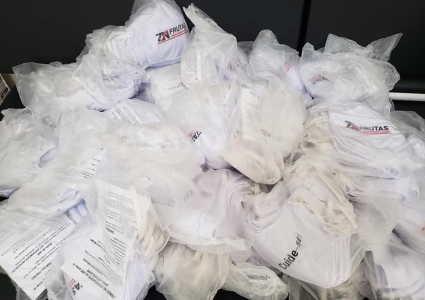 Dom Basílio: Vereador realiza doação de 500 máscaras em tecido para Secretaria de Saúde