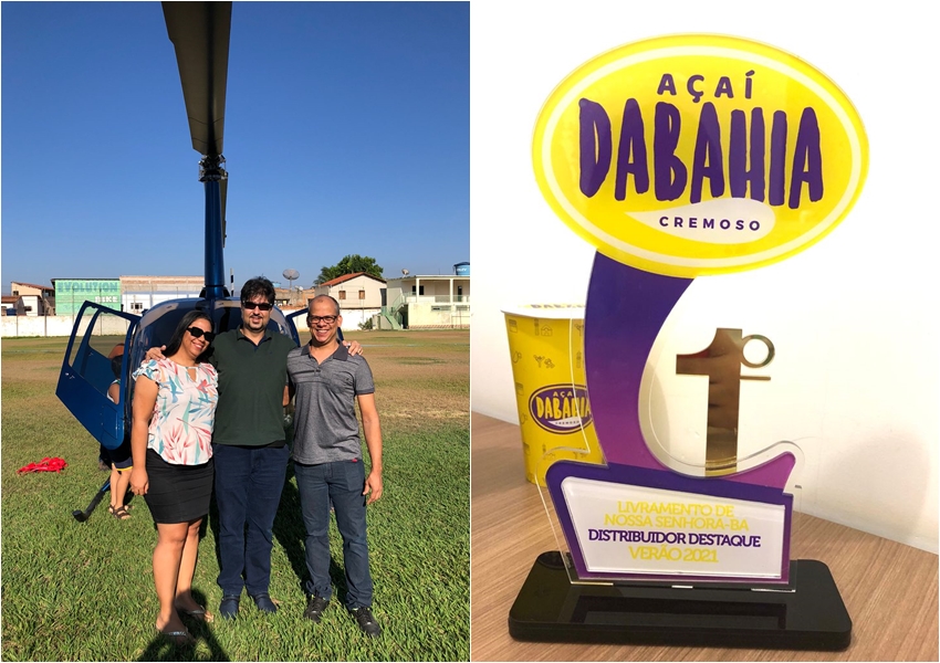 Empresários livramentenses recebem visita de Wagner Bastos do Açaí da Bahia
