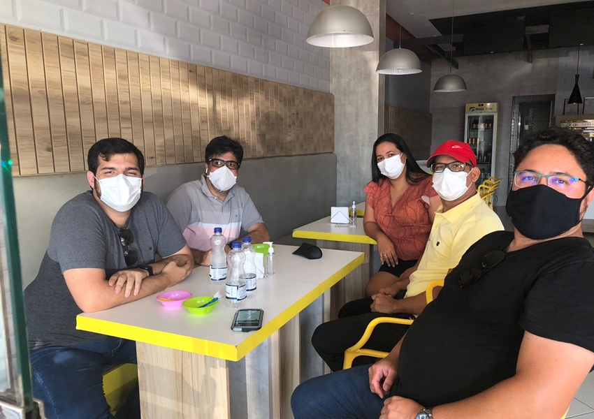 Empresários livramentenses recebem visita de Wagner Bastos do Açaí da Bahia