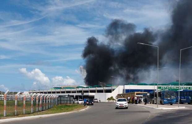 Aeroporto de Salvador é atingido por princípio de incêndio