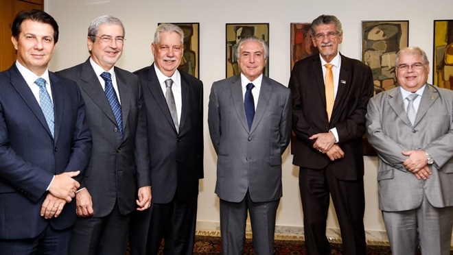 Prefeito de Conquista Herzem Gusmão se reúne com o presidente Michel Temer em Brasília