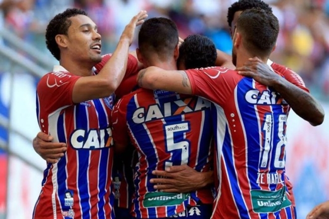 Com gol de Hernane, Bahia vence Flu de Feira de novo e está na final do Campeonato Baiano