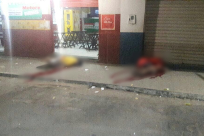 Livramento: Homens são executados a tiros em porta de bar