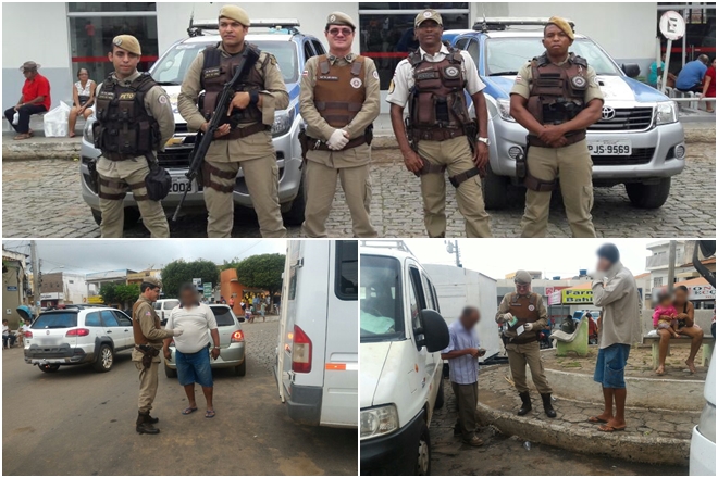 Blitz fiscaliza vans no município de Livramento de Nossa Senhora