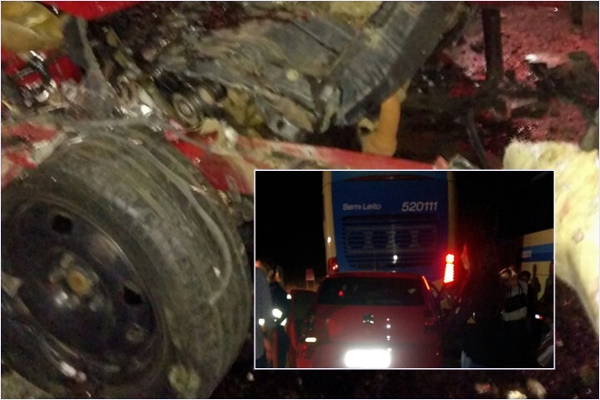 Guanambi: Homem morre após colidir carro contra fundo de ônibus na Serra dos Brindes