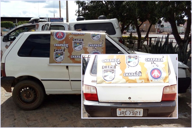 Paramirim: CIPE Chapada apreende veículo adulterado 