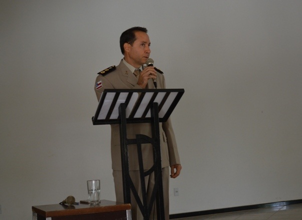 Em seu discurso Ten Coronel Irlando Oliveira, ressaltou a importância da parceira com a Imprensa